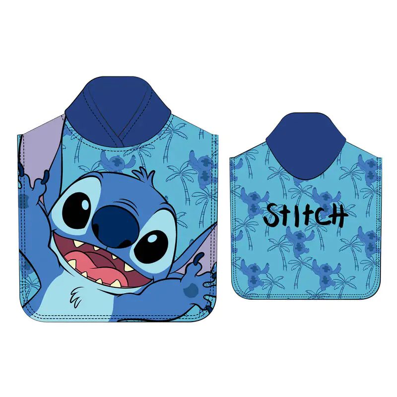 Disney Stitch poncho ręcznik z mikrofibry zdjęcie produktu