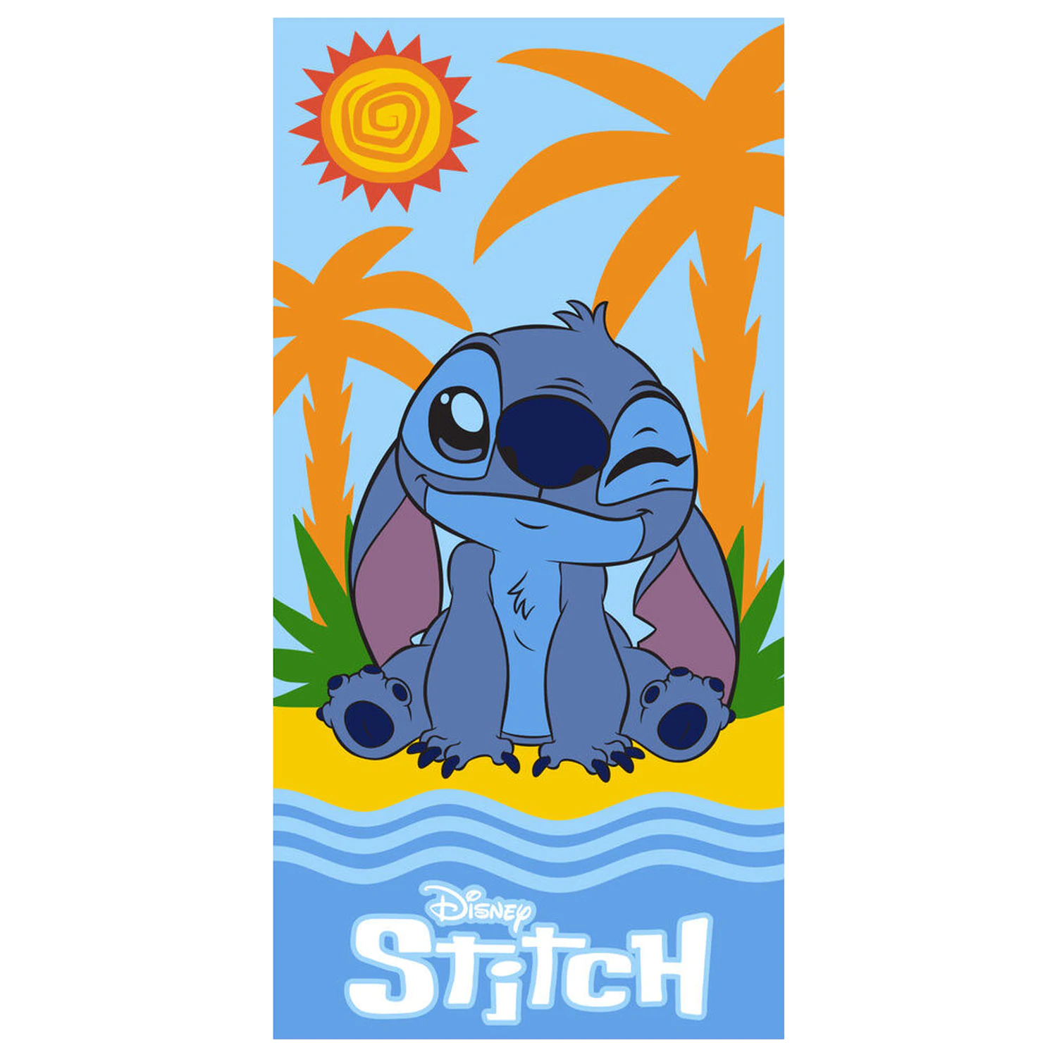 Disney Stitch ręcznik plażowy z mikrofibry zdjęcie produktu