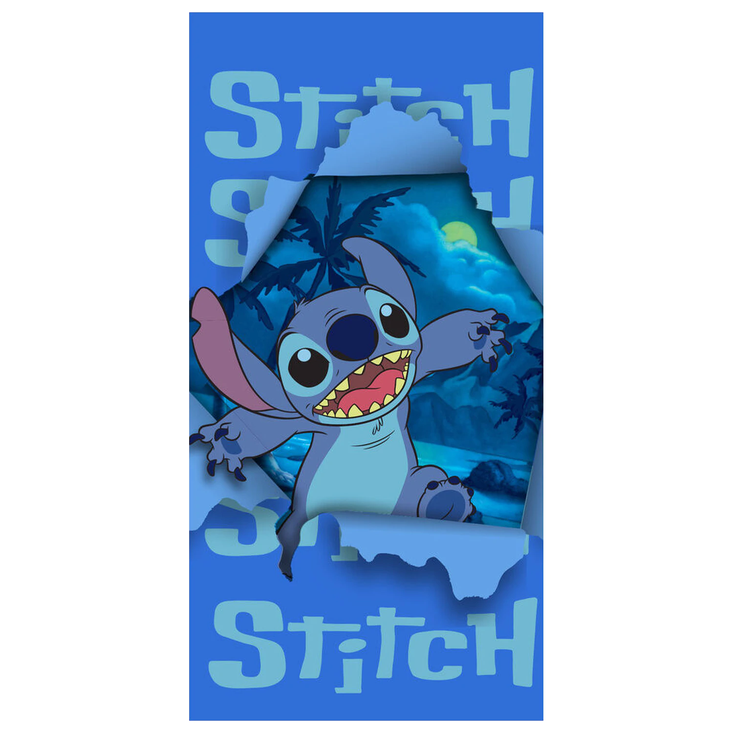 Disney Stitch ręcznik plażowy z mikrofibry zdjęcie produktu