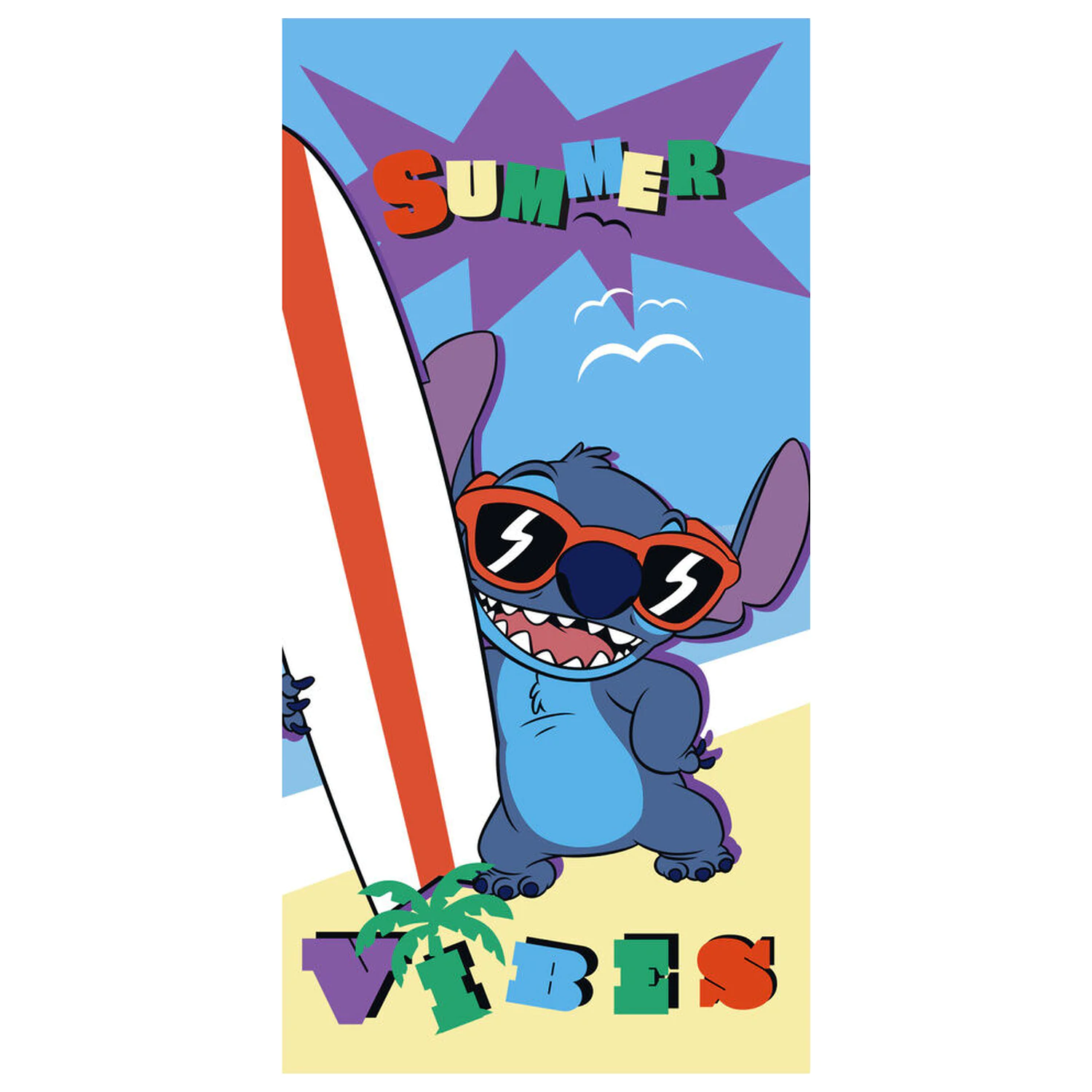 Disney Stitch ręcznik plażowy z mikrofibry zdjęcie produktu