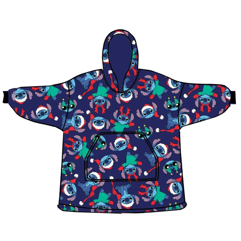 Disney Stitch bluza oversize płaszcz dorosły koralowy zdjęcie produktu