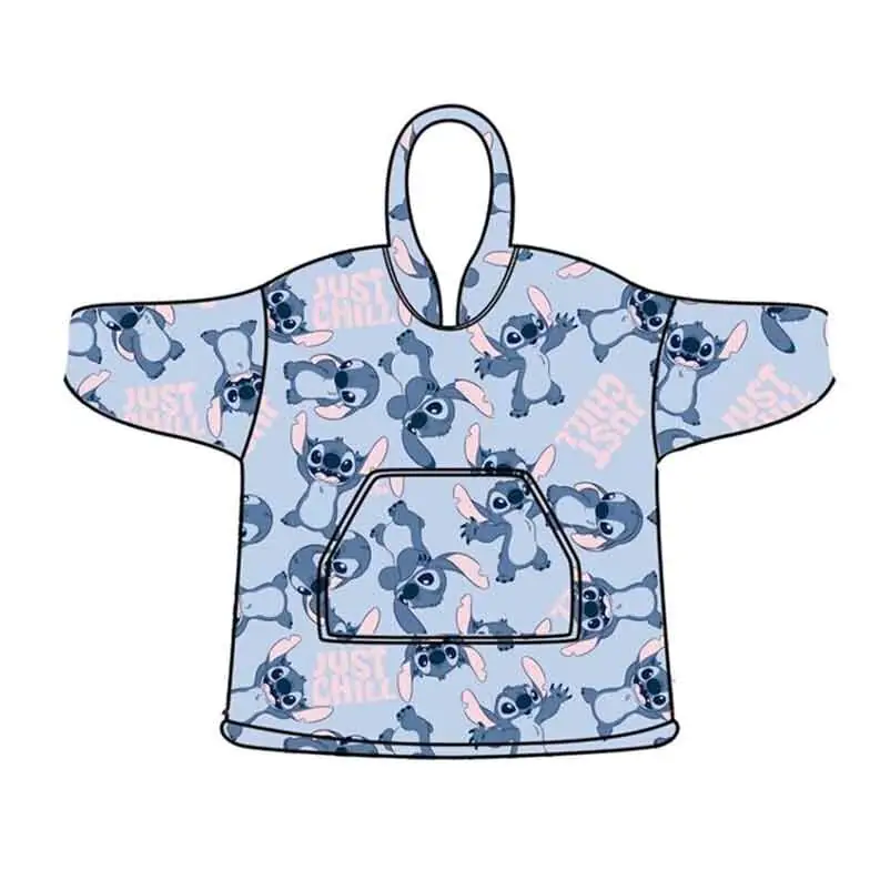 Disney Stitch oversize płaszcz dresowy dla dorosłych koralowy zdjęcie produktu