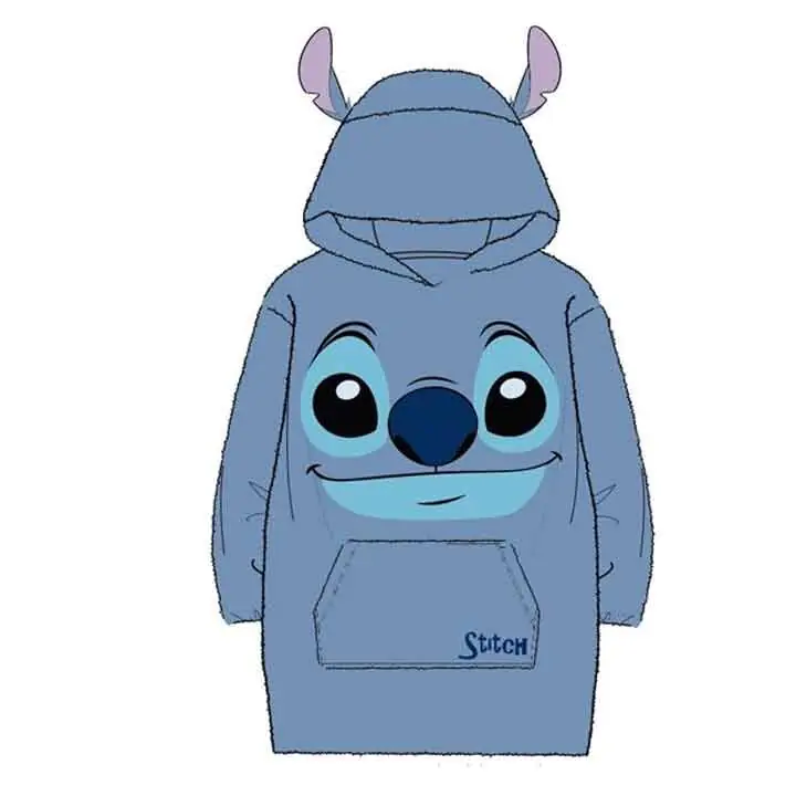 Disney Stitch oversize'owa bluza płaszcz dla dorosłych koralowy zdjęcie produktu