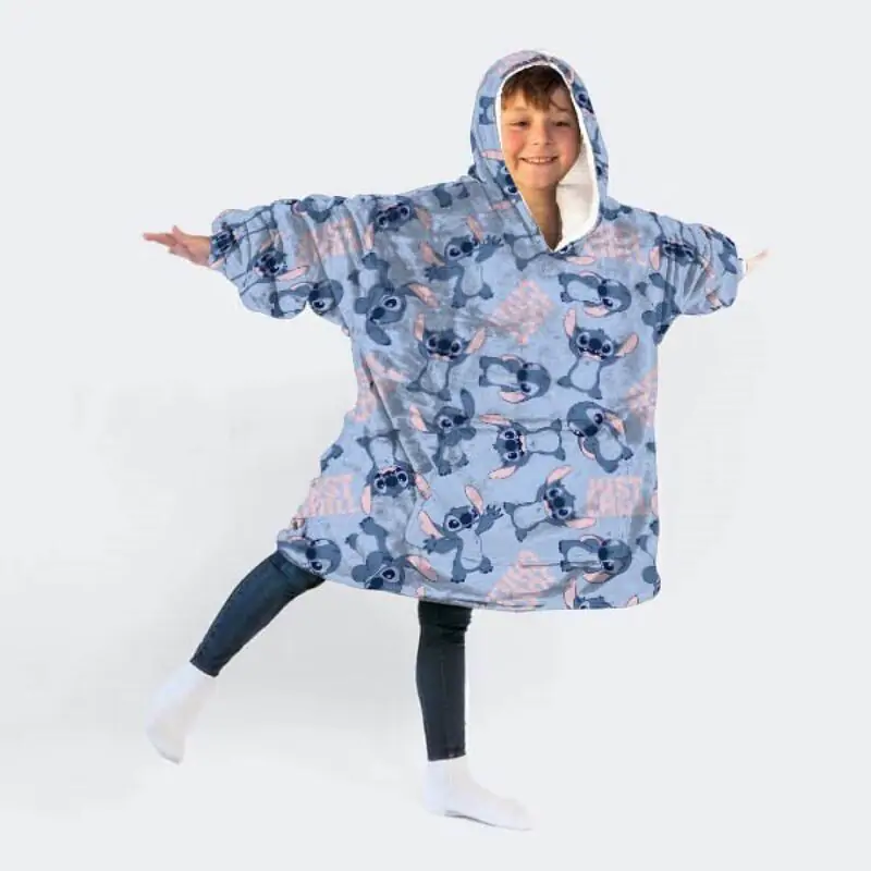 Disney Stitch oversize bluza płaszcz dla dzieci coral zdjęcie produktu