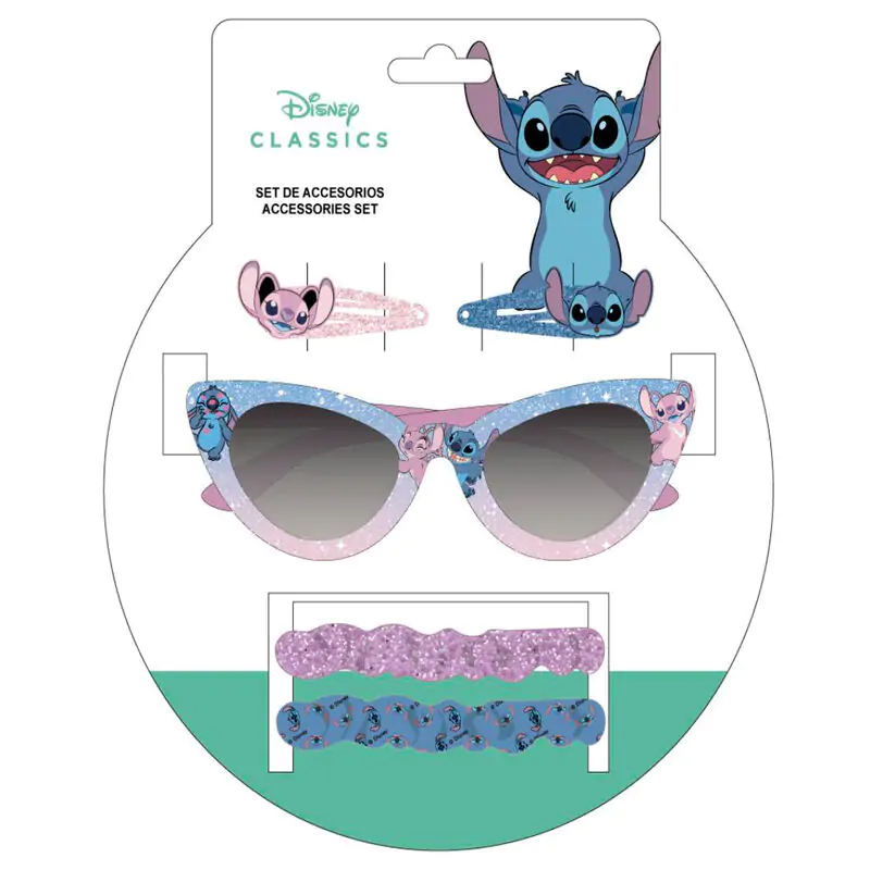 Disney Stitch okulary przeciwsłoneczne i zestaw akcesoriów do włosów zdjęcie produktu