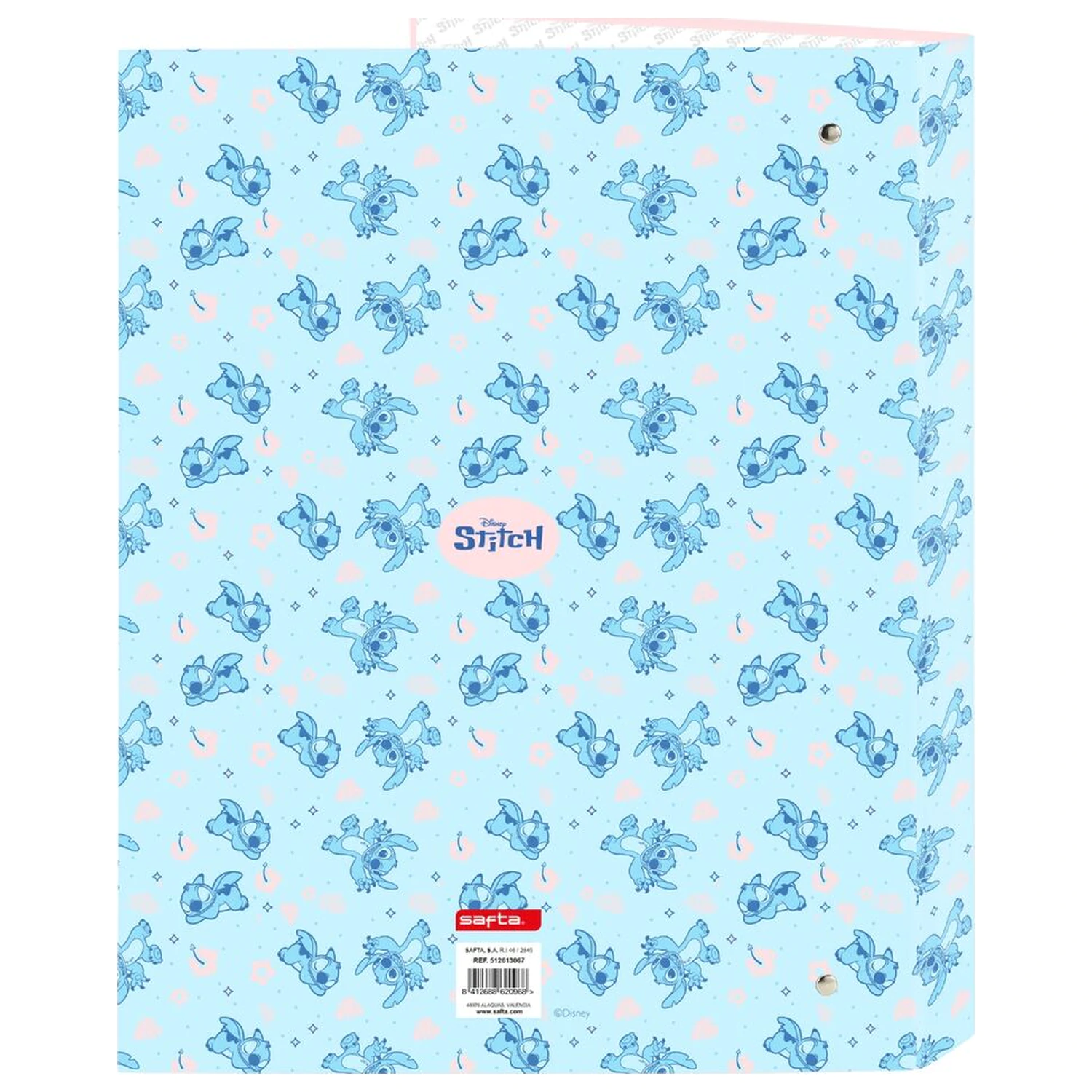 Disney Stitch Ohana segregator kartonowy 4 ringowy A4 zdjęcie produktu