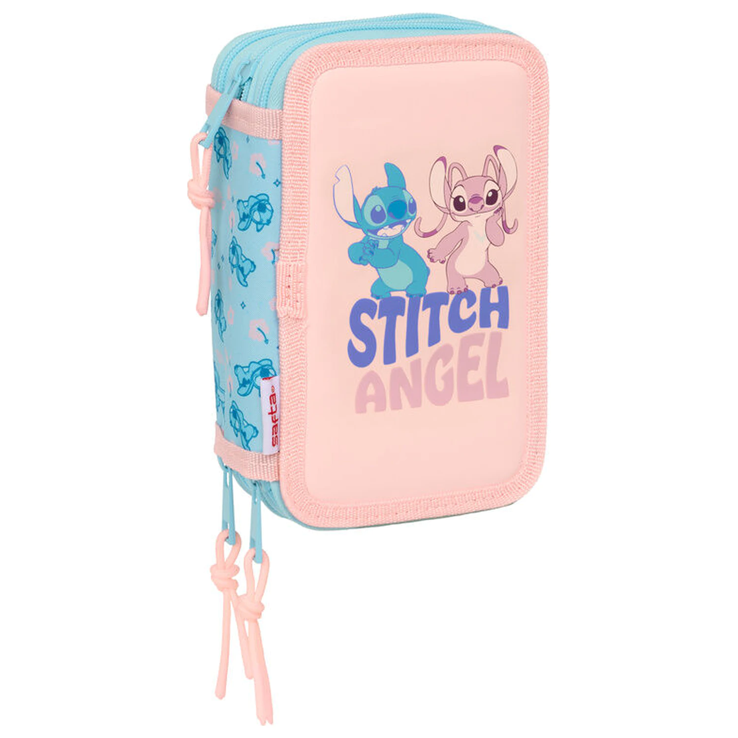 Disney Stitch Ohana potrójny piórnik 37 szt. zdjęcie produktu