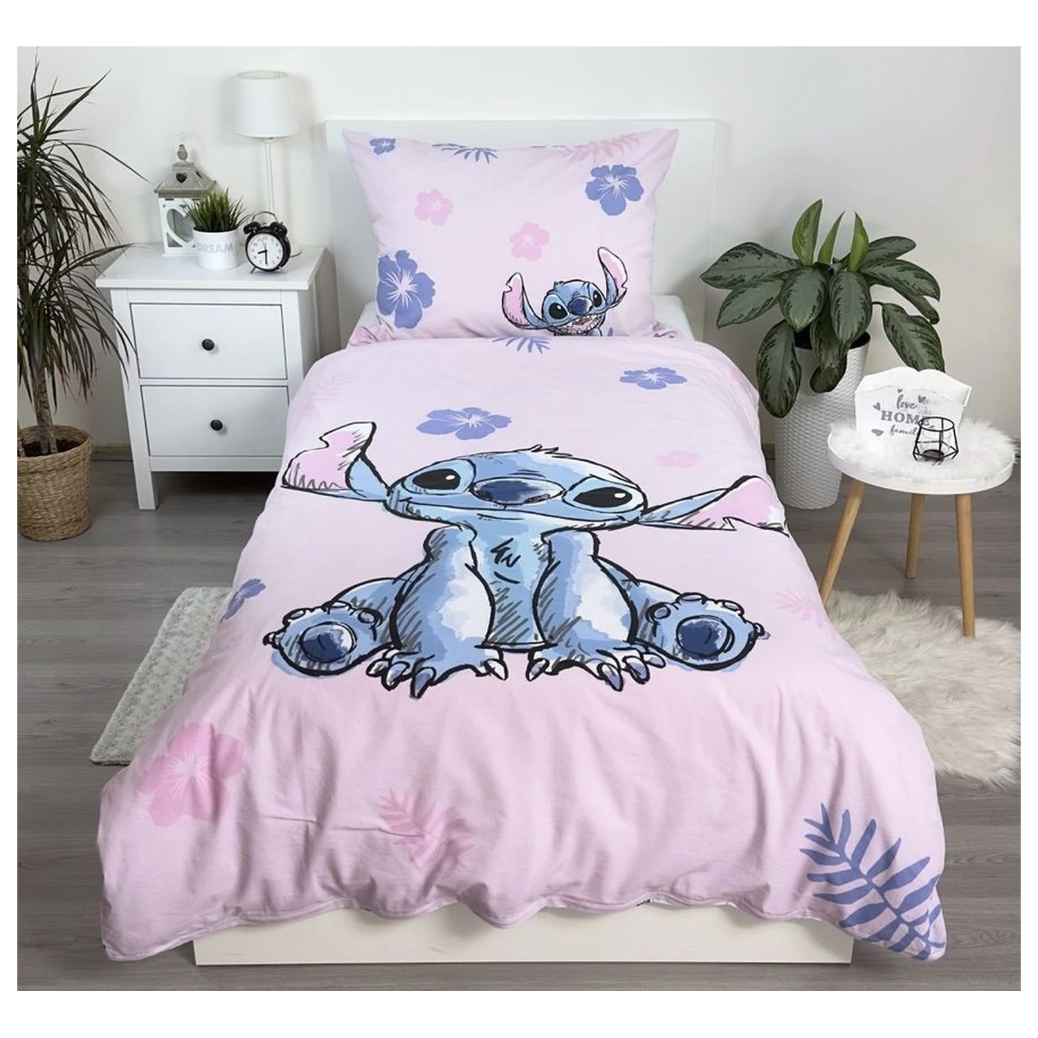 Poszwa na kołdrę Disney Stitch Różowa zdjęcie produktu