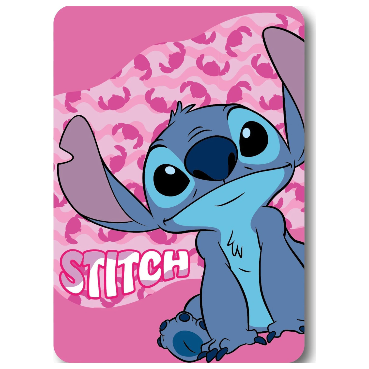 Disney Stitch Pink Wave koc polarowy zdjęcie produktu
