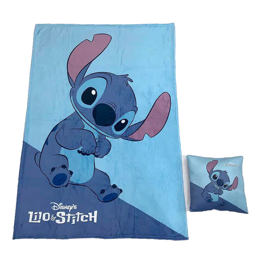 Disney Stitch polar blanket + zestaw poduszki zdjęcie produktu