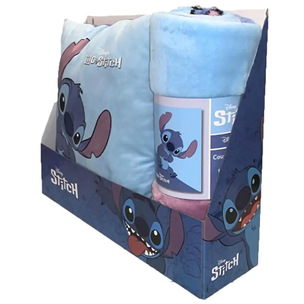 Disney Stitch polar blanket + zestaw poduszki zdjęcie produktu