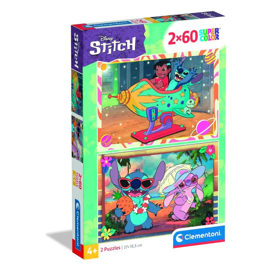 Puzzle Disney Stitch 2x60 elementów zdjęcie produktu