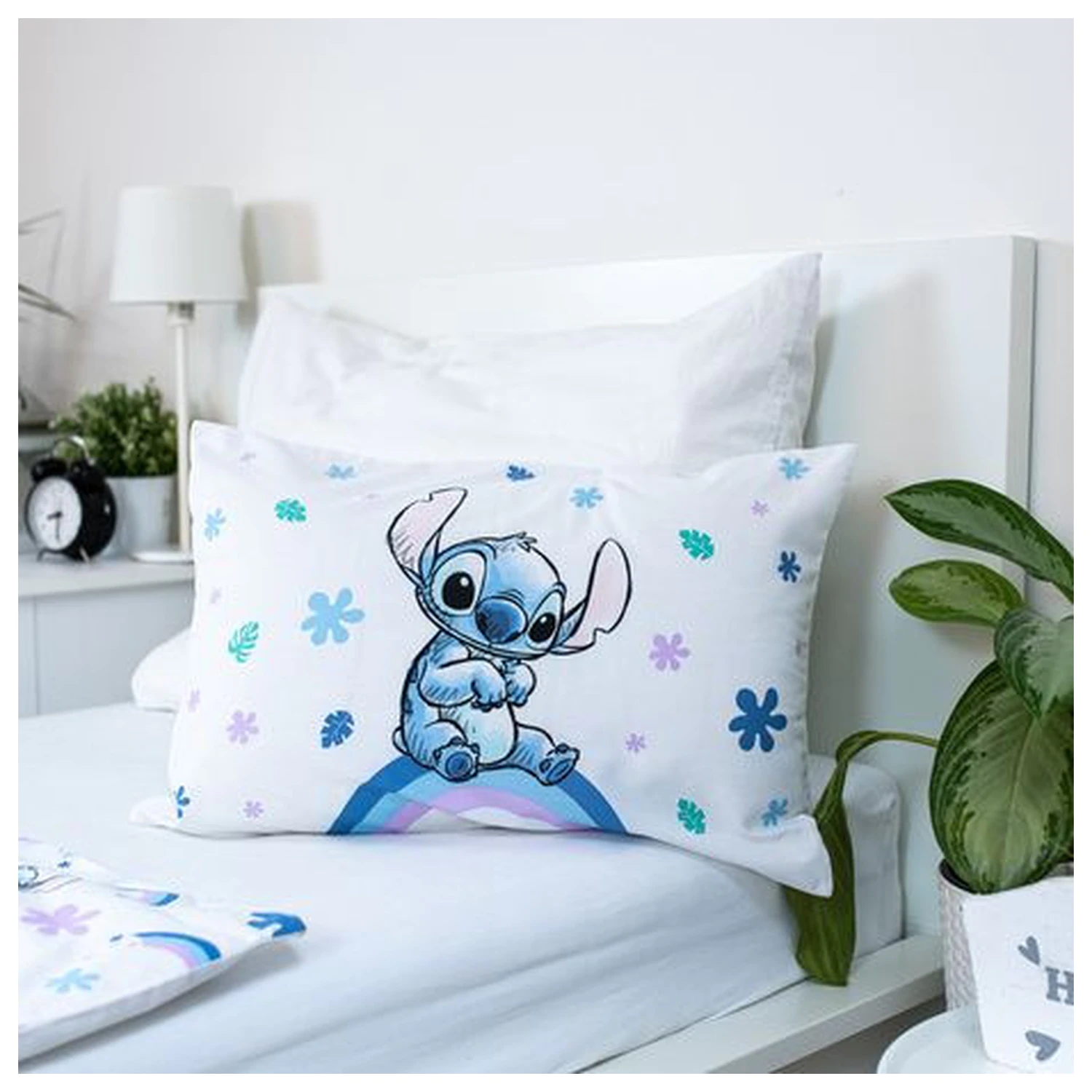 Disney Stitch Rainbow dziecięca, przedszkolna poszewka na kołdrę zdjęcie produktu