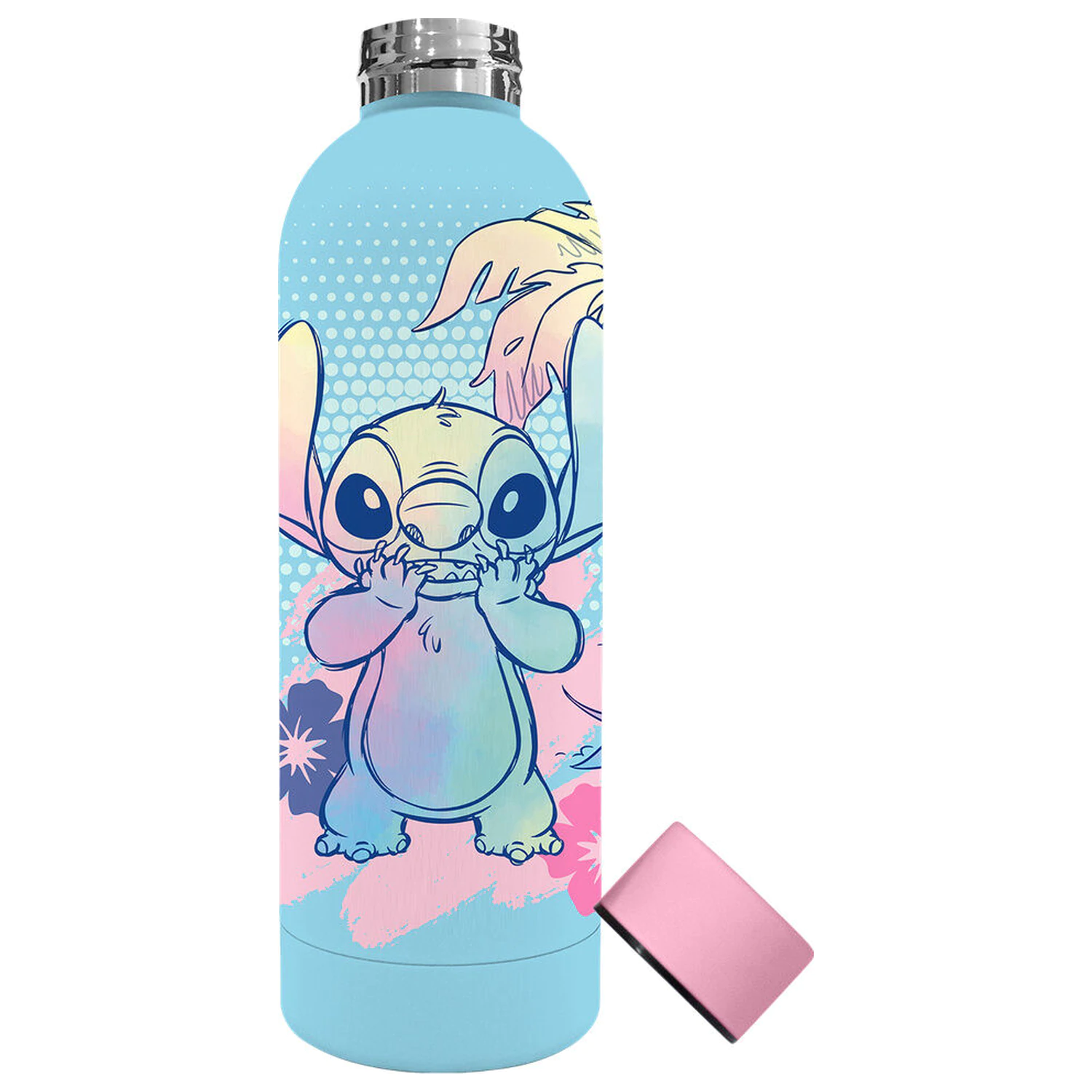 Disney Stitch butelka na wodę ze stali nierdzewnej soft touch 500ml zdjęcie produktu