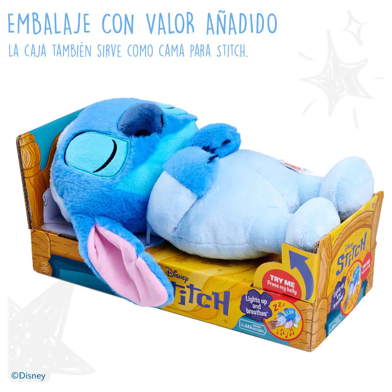 Disney Stitch Sleepy pluszowa zabawka 31cm z dźwiękiem zdjęcie produktu
