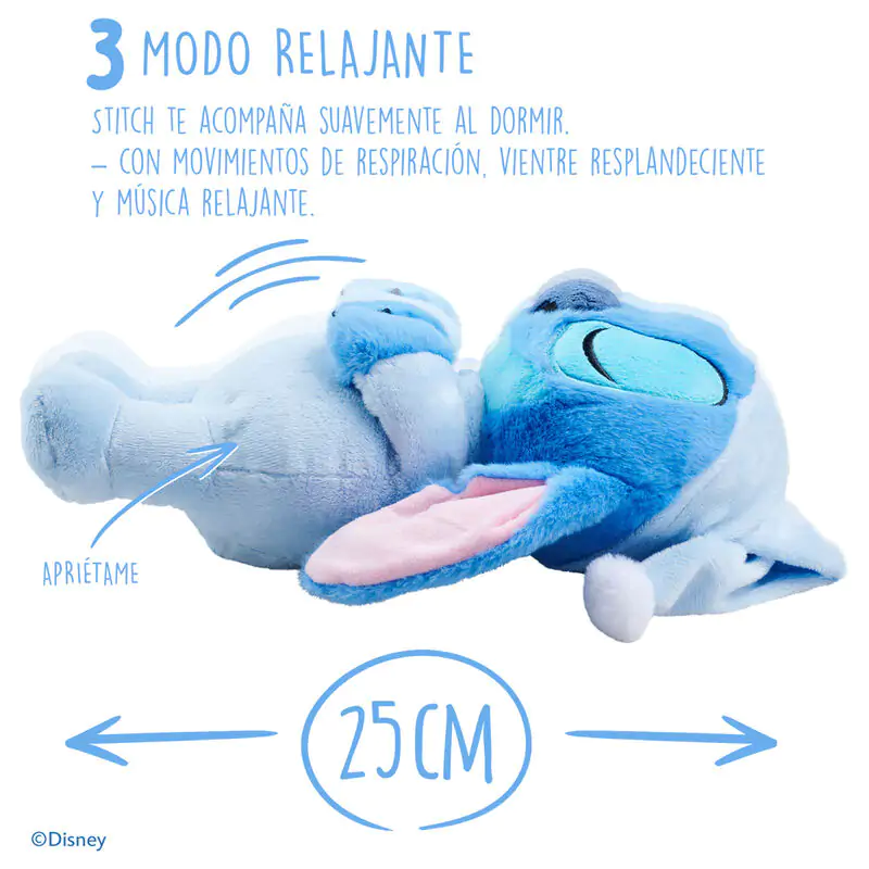 Disney Stitch Sleepy pluszowa zabawka 31cm z dźwiękiem zdjęcie produktu