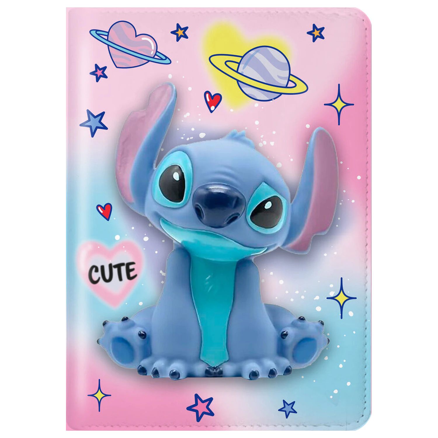 Disney Stitch Squshy notes + długopis z pomponem zdjęcie produktu