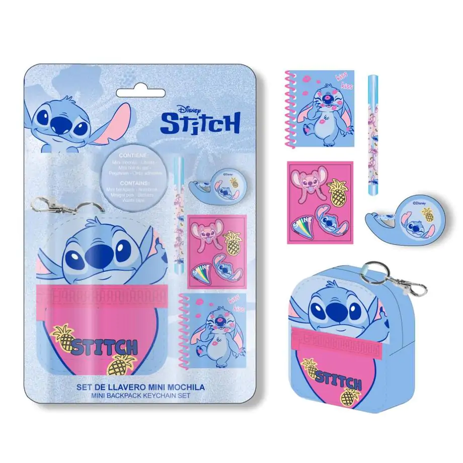 Disney Stitch Stationery mini zestaw plecaków zdjęcie produktu