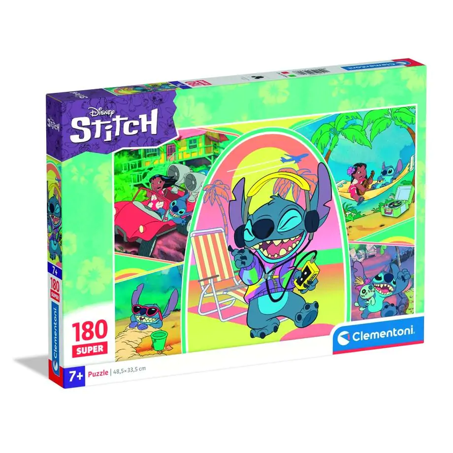 Disney Stitch super puzzle 180 elementów zdjęcie produktu