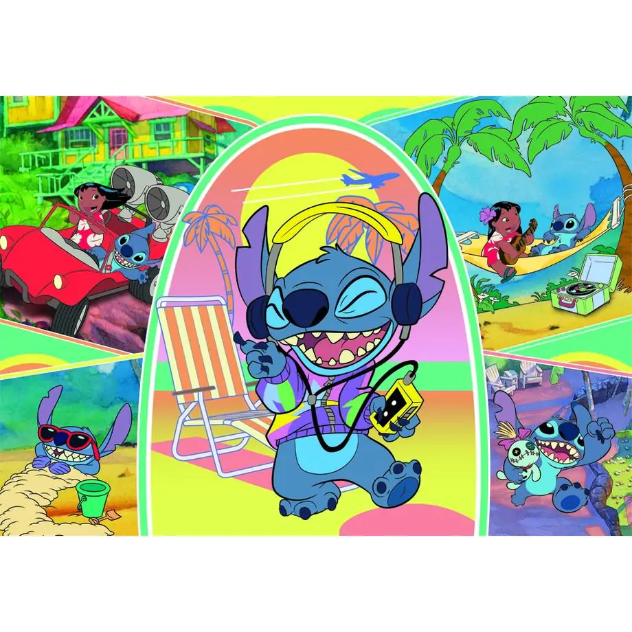 Disney Stitch super puzzle 180 elementów zdjęcie produktu