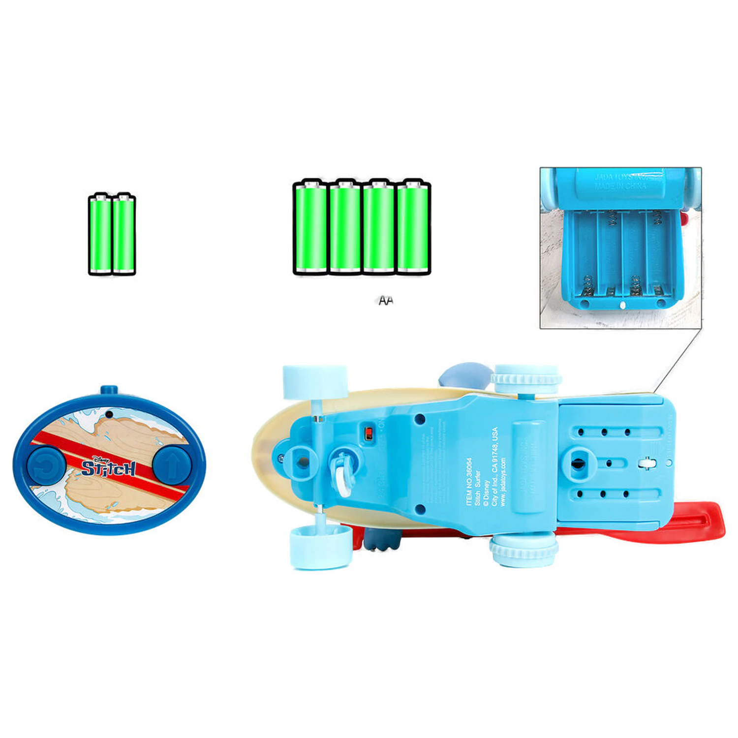 Disney Stitch deska surfingowa sterowana radiem zdjęcie produktu