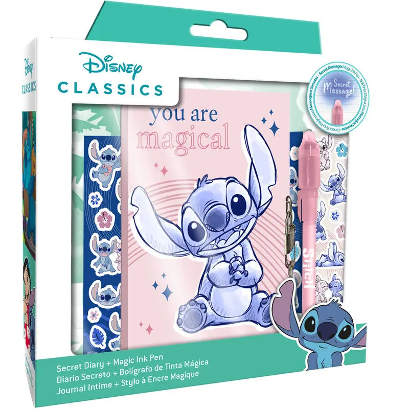 Disney Stitch sekretny dziennik + magiczny długopis zdjęcie produktu