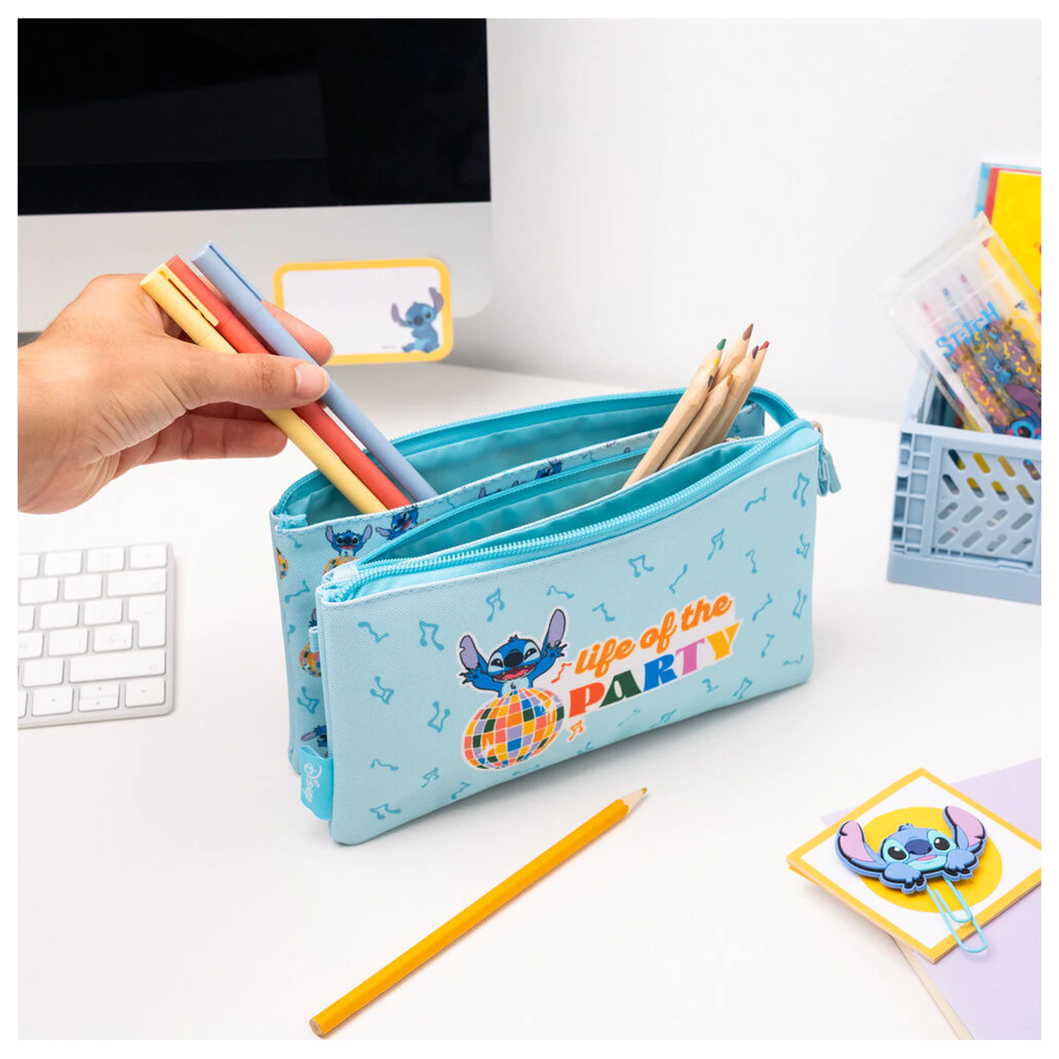 Disney Stitch potrójny piórnik zdjęcie produktu
