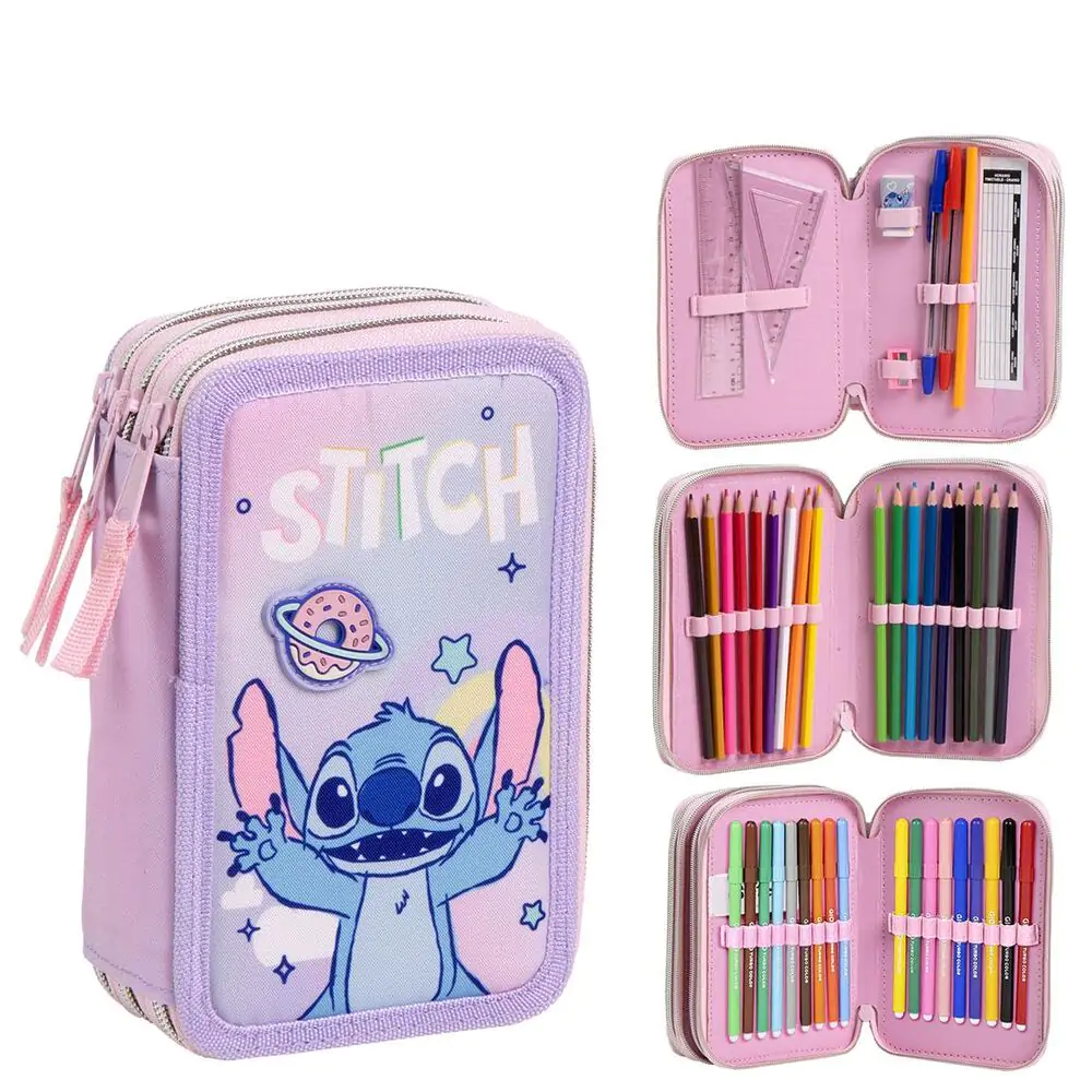 Disney Stitch potrójny piórnik zdjęcie produktu