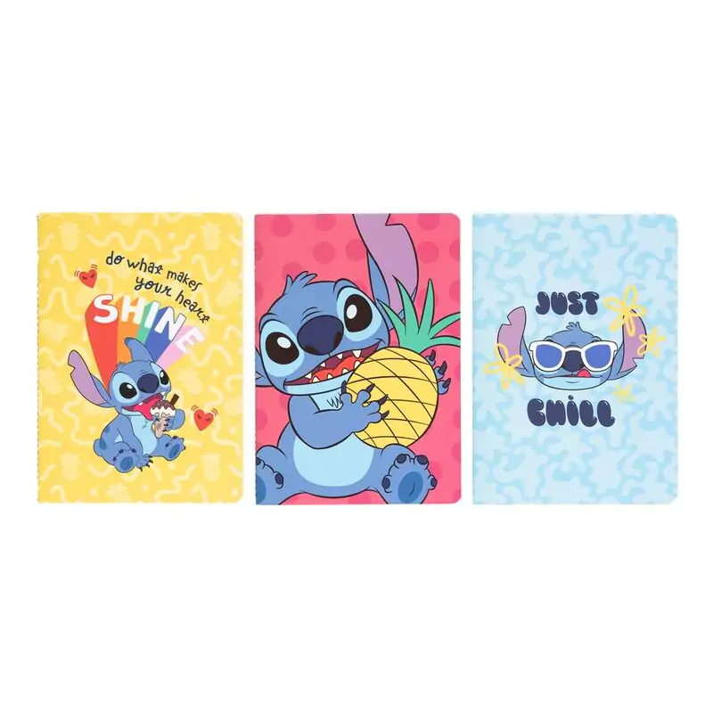 Disney Stitch Tropical pack 3 notesów A5 zdjęcie produktu