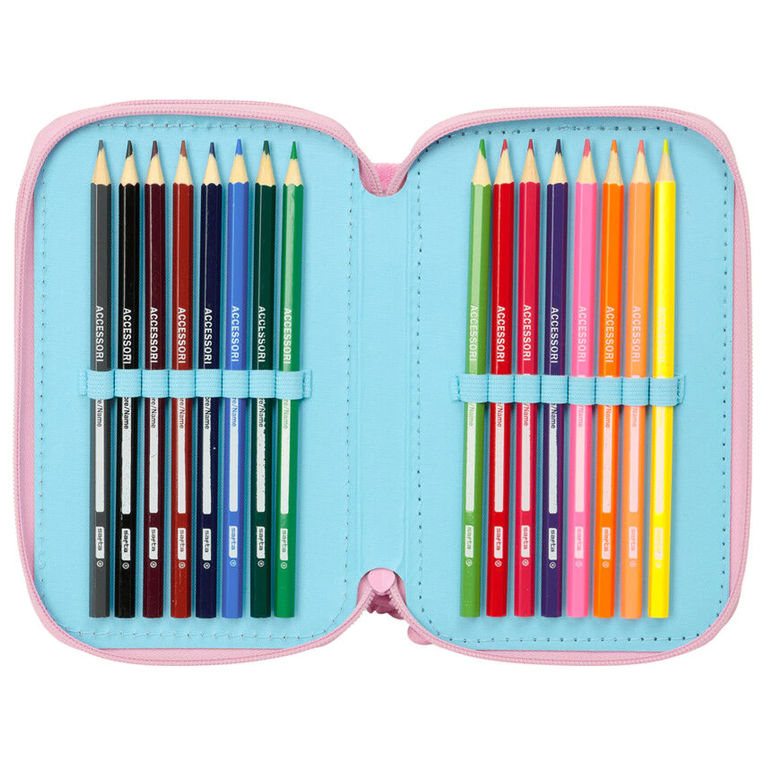 Disney Stitch Waves potrójny piórnik 37 szt. zdjęcie produktu