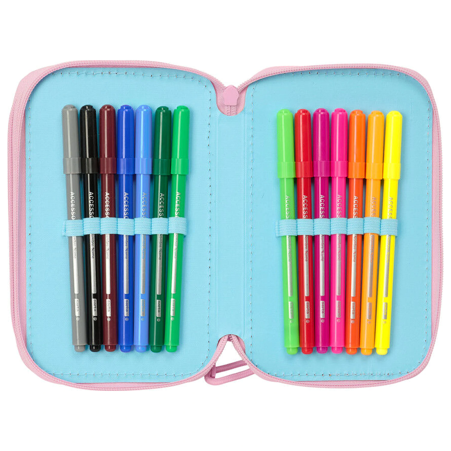 Disney Stitch Waves potrójny piórnik 37 szt. zdjęcie produktu