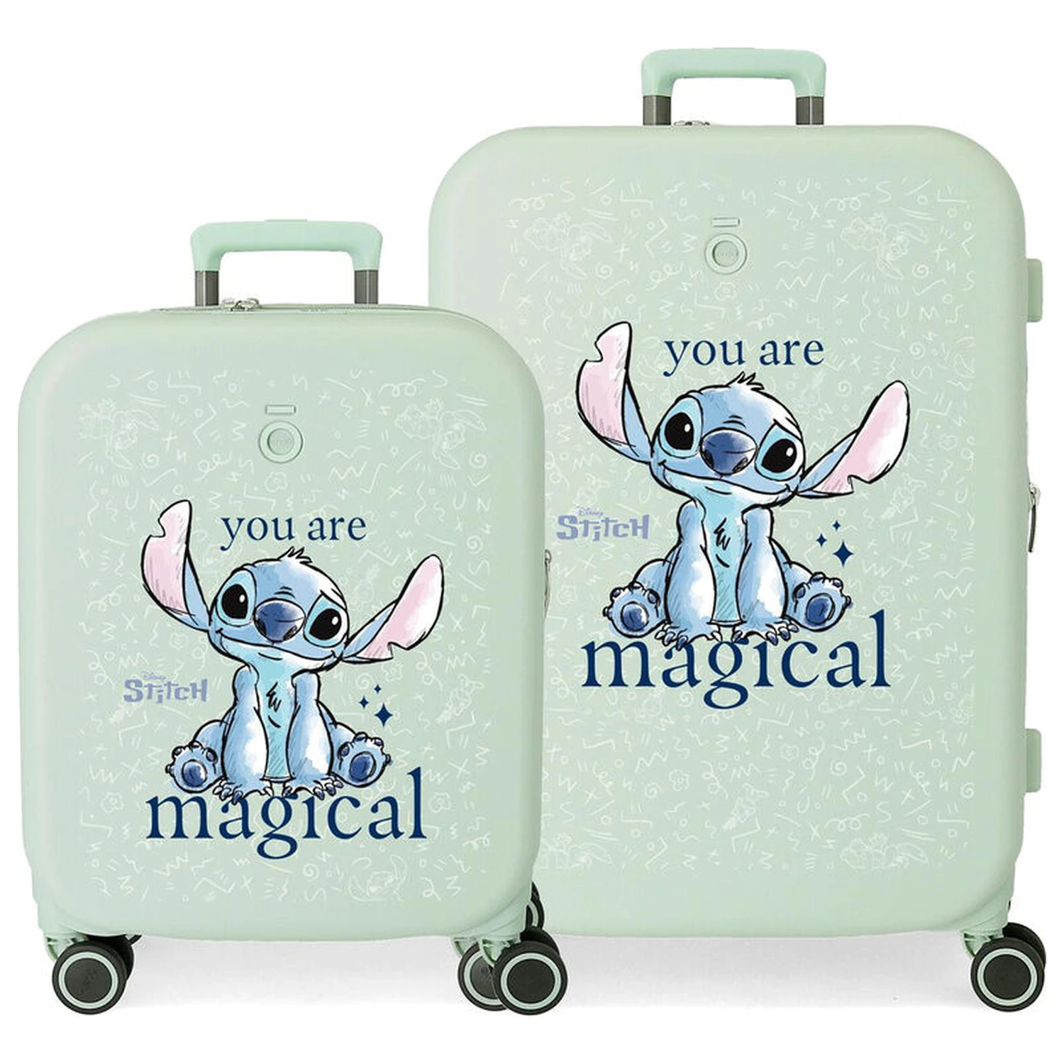 Disney Stitch You Are Magical Zestaw 2 walizek na kółkach ABS 55-70cm zdjęcie produktu