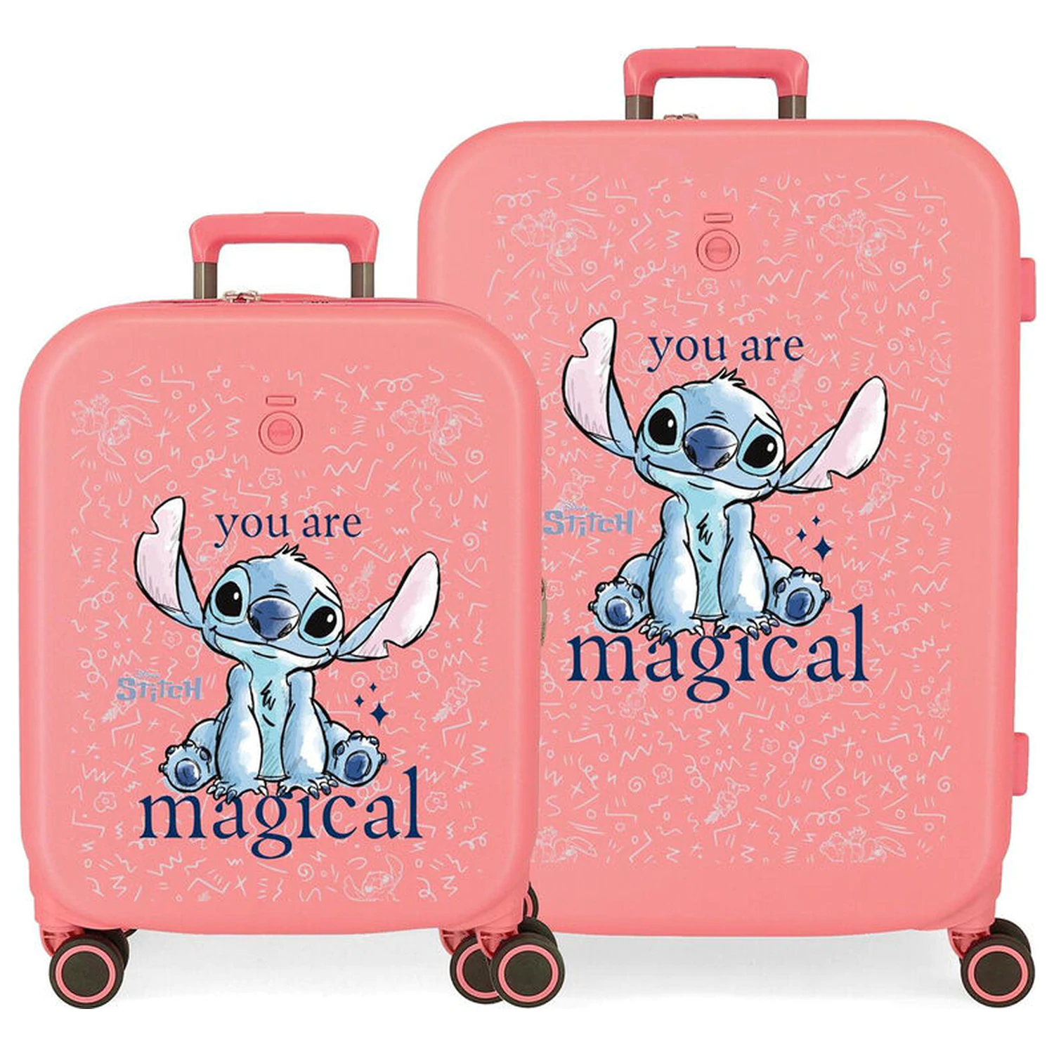 Disney Stitch You Are Magical Set 2 ABS walizek na kółkach 55-70cm zdjęcie produktu