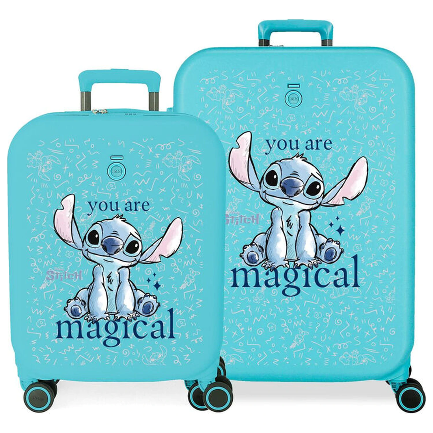 Disney Stitch You Are Magical Zestaw 2 walizek trolley ABS 55-70cm zdjęcie produktu