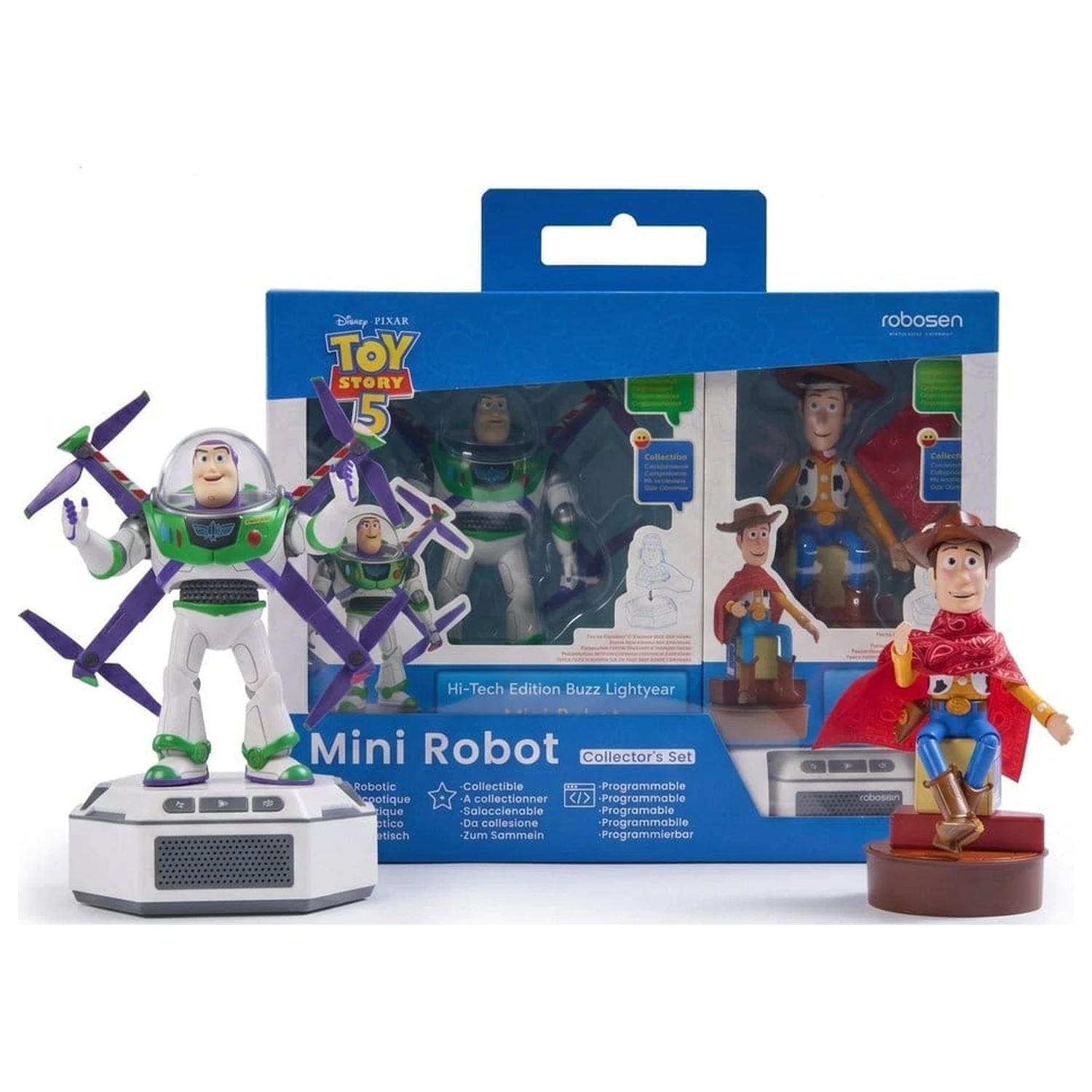 Disney Interactive Robot Zabawka Toy Story 5 Zestaw - Buzz Lightyear i Woody (Hi-Tech Edition) *Niemiecka Wersja* zdjęcie produktu