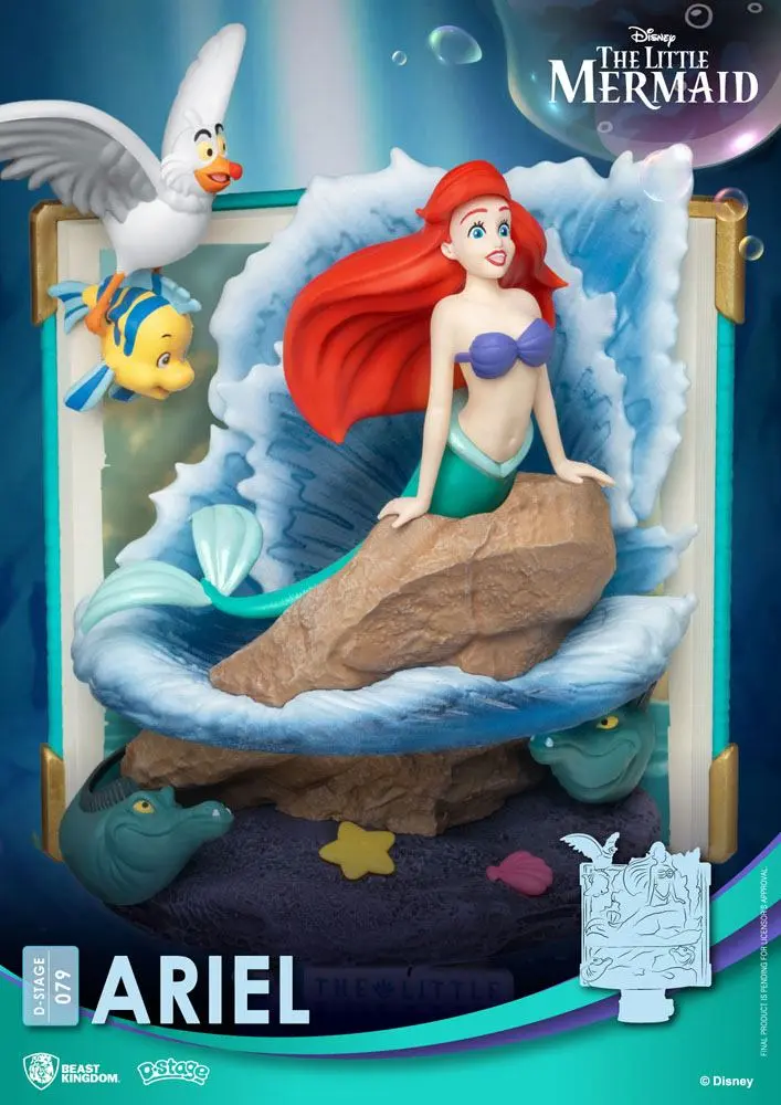 Disney Story Book Series D-Stage PVC Diorama Ariel 15 cm zdjęcie produktu
