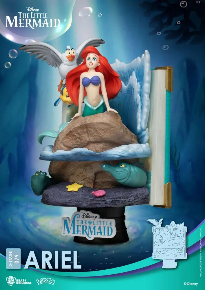 Disney Story Book Series D-Stage PVC Diorama Ariel 15 cm zdjęcie produktu