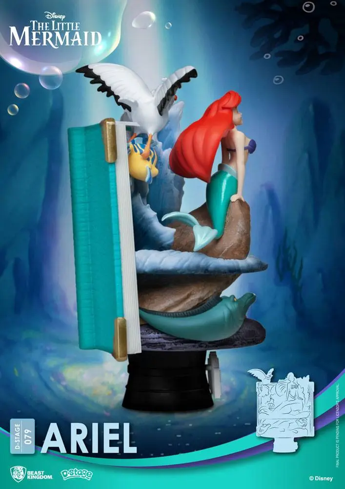Disney Story Book Series D-Stage PVC Diorama Ariel 15 cm zdjęcie produktu