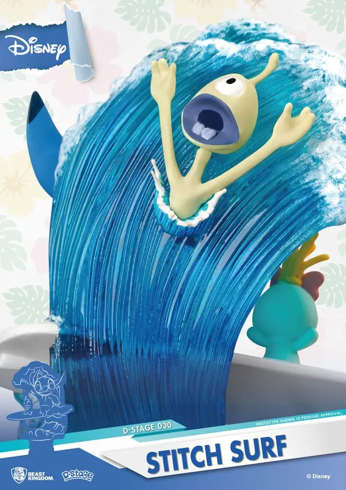 Disney Summer Series D-Stage PVC Diorama Stitch Surf Diorama PVC Stitch Surf z serii Letniej Disney 15 cm zdjęcie produktu