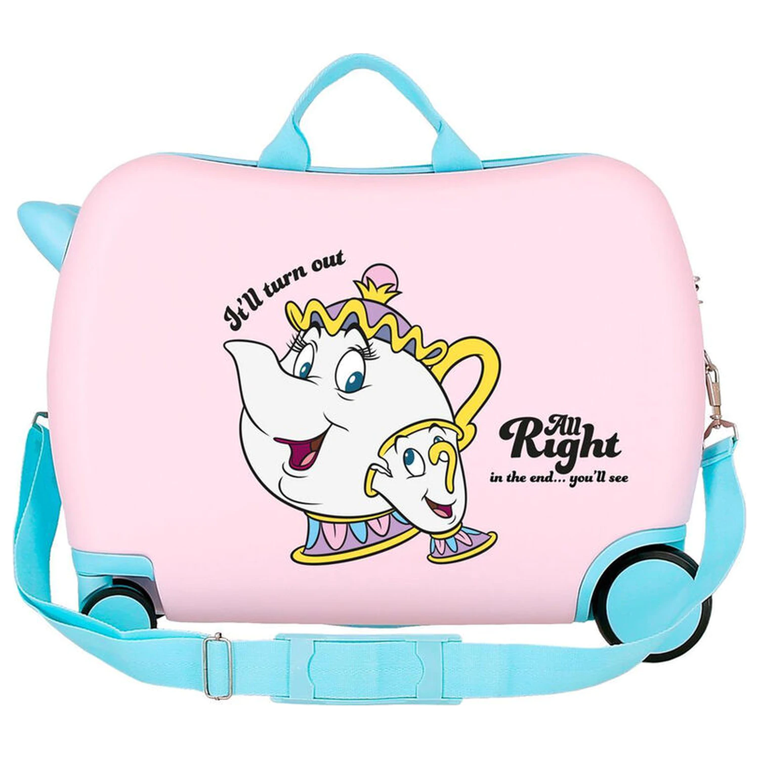 Disney Beauty and the Beast Chip All Right walizka trolley ABS 50cm zdjęcie produktu