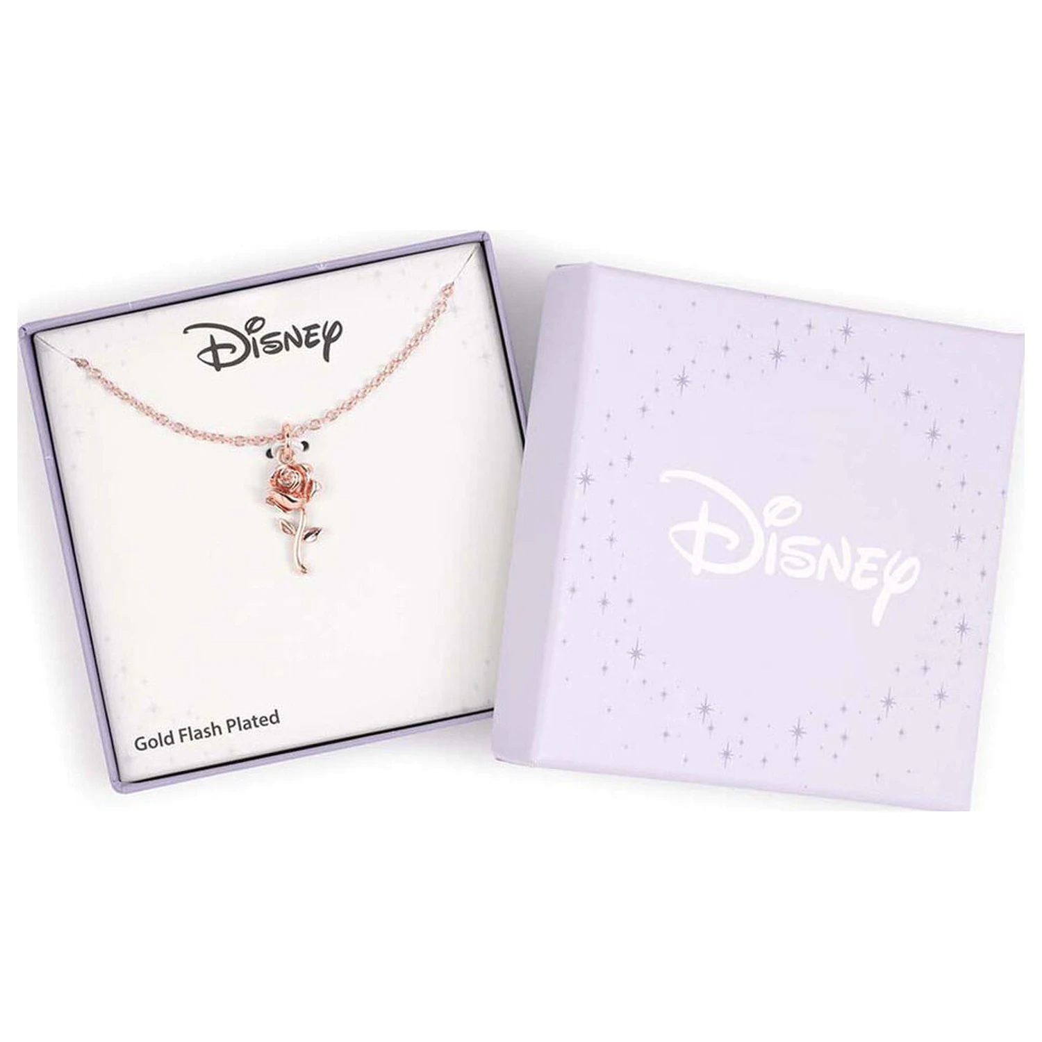 Disney Beauty and the Beast naszyjnik z różą zdjęcie produktu