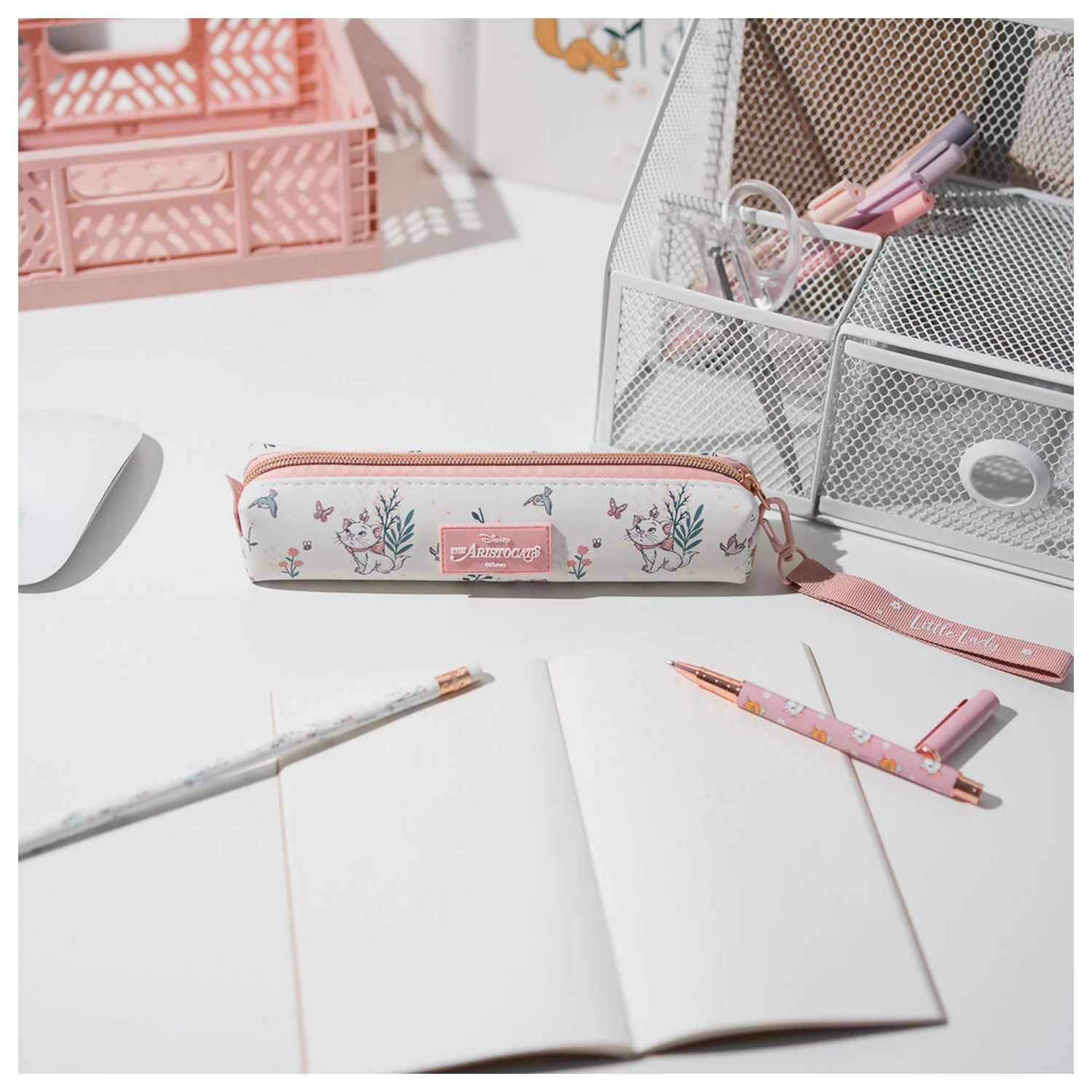 Disney Aristocats Bonjour Marie Zestaw piórnik + długopis + ołówek zdjęcie produktu