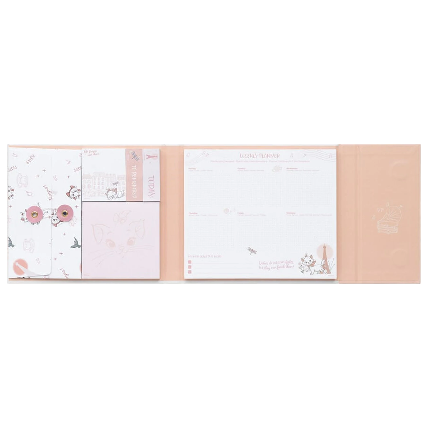 Disney The Aristocats Marie tygodniowy planer z karteczkami samoprzylepnymi zdjęcie produktu