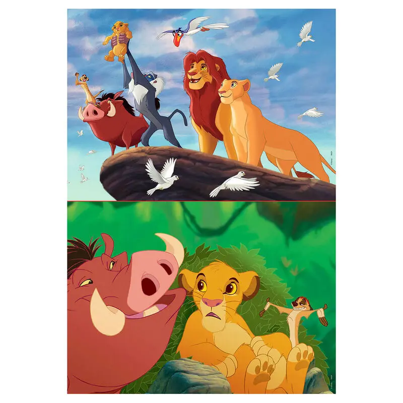 Disney Król Lew puzzle 2x48el. zdjęcie produktu