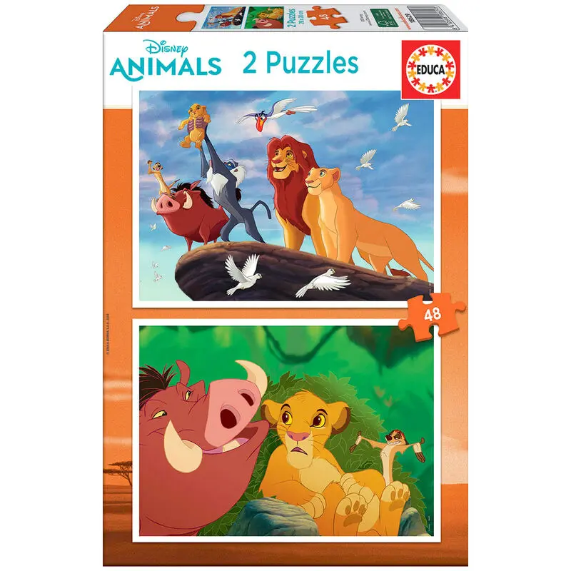 Disney Król Lew puzzle 2x48el. zdjęcie produktu