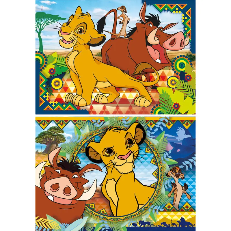 Puzzle Disney Król Lew 2x60el. zdjęcie produktu