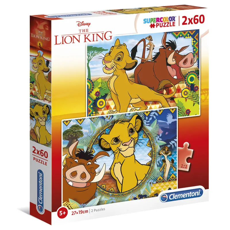 Puzzle Disney Król Lew 2x60el. zdjęcie produktu