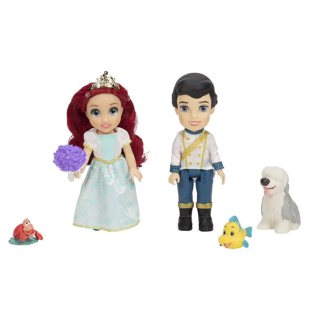 Disney Mała Syrenka Ariel + Eric lalki 15 cm zdjęcie produktu