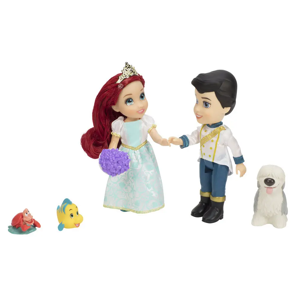 Disney Mała Syrenka Ariel + Eric lalki 15 cm zdjęcie produktu