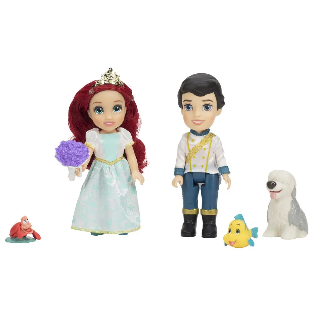 Disney Mała Syrenka Ariel + Eric lalki 15 cm zdjęcie produktu